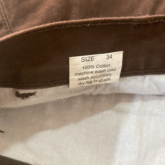🔵Uber Urban brown cotton trousers for Men (Size 34) - Picture 6 of 7